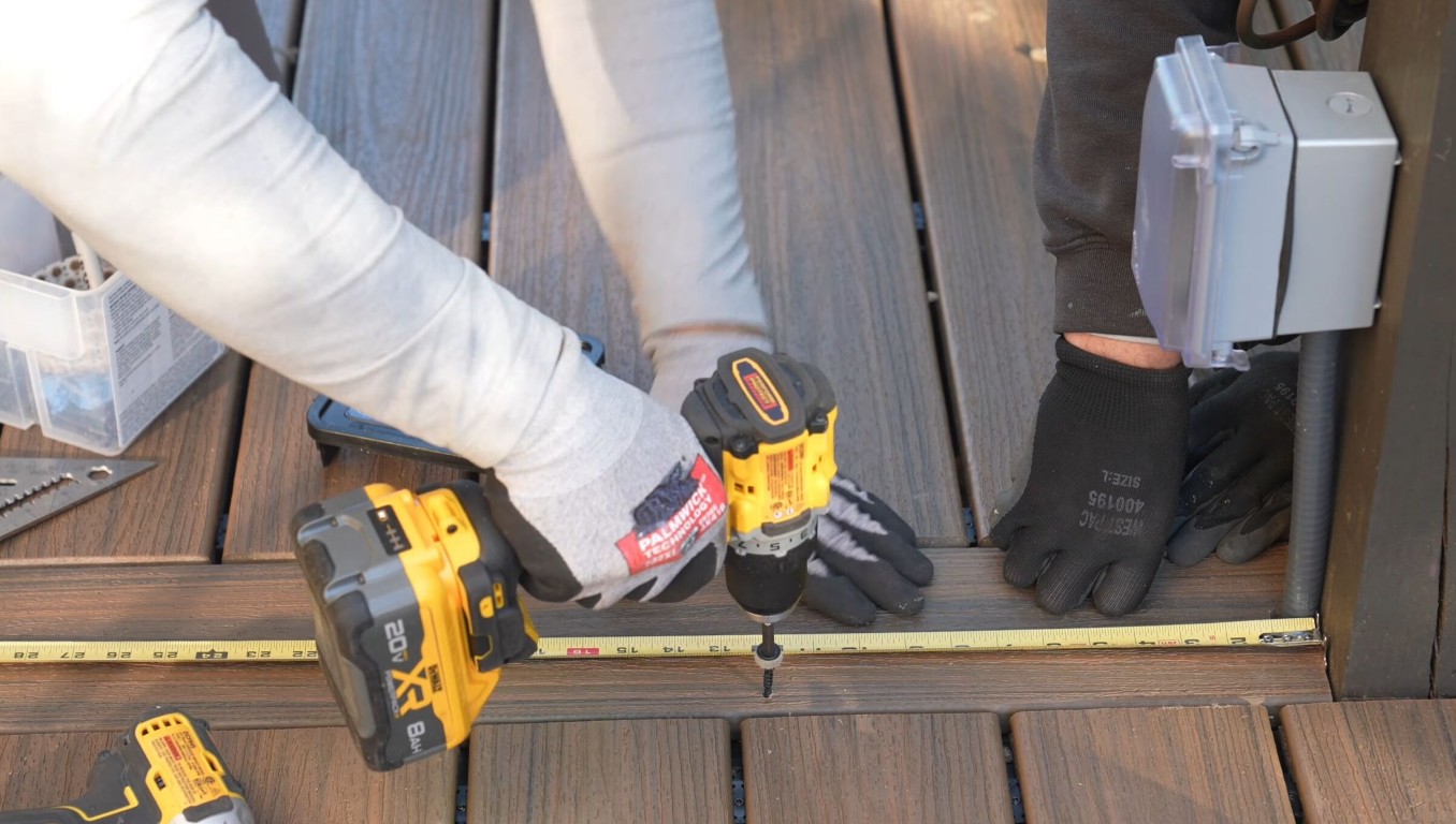 Professional deck installation tools and materials in Manchester, NH